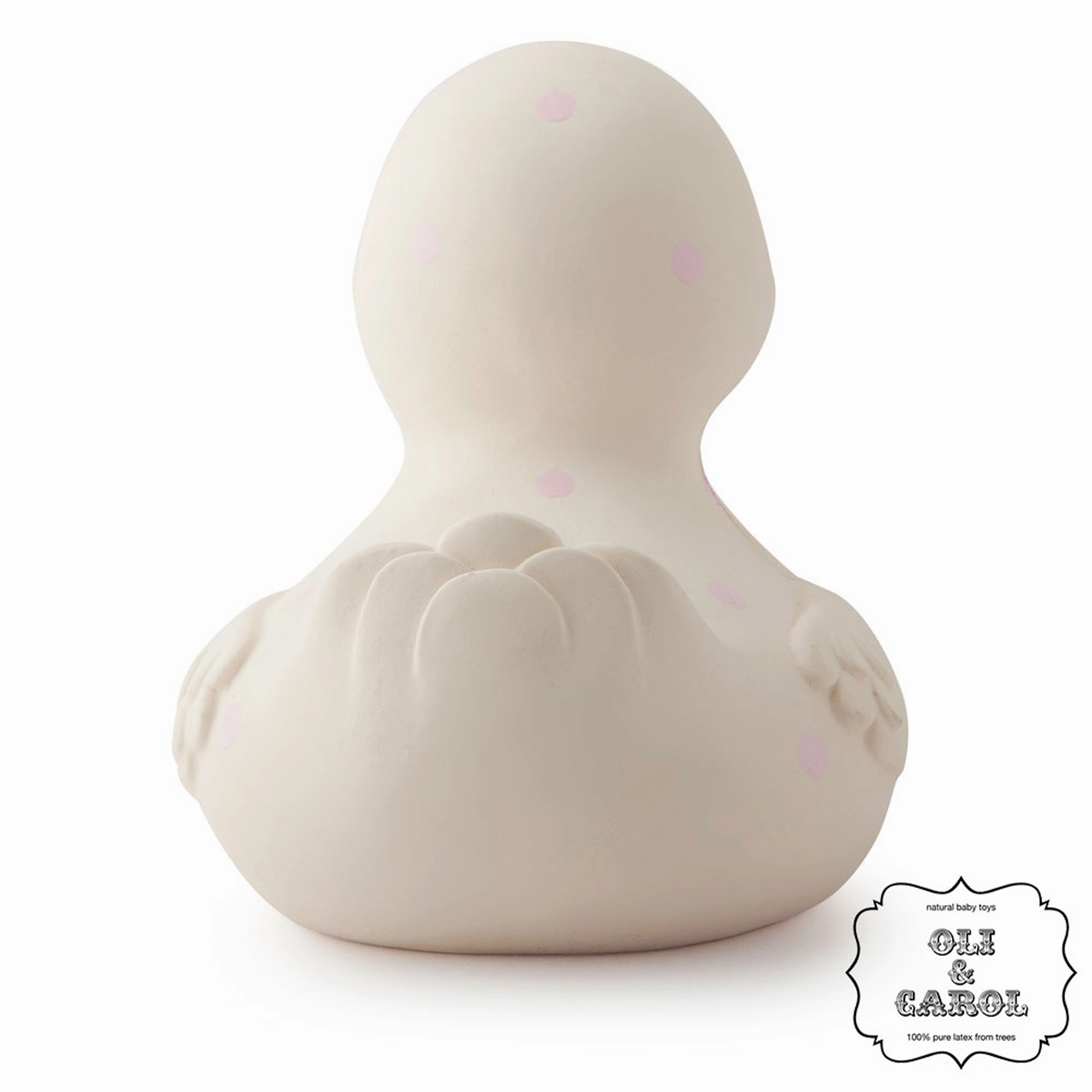 Oli & Carol Extra Large Spotty Ducks Teether