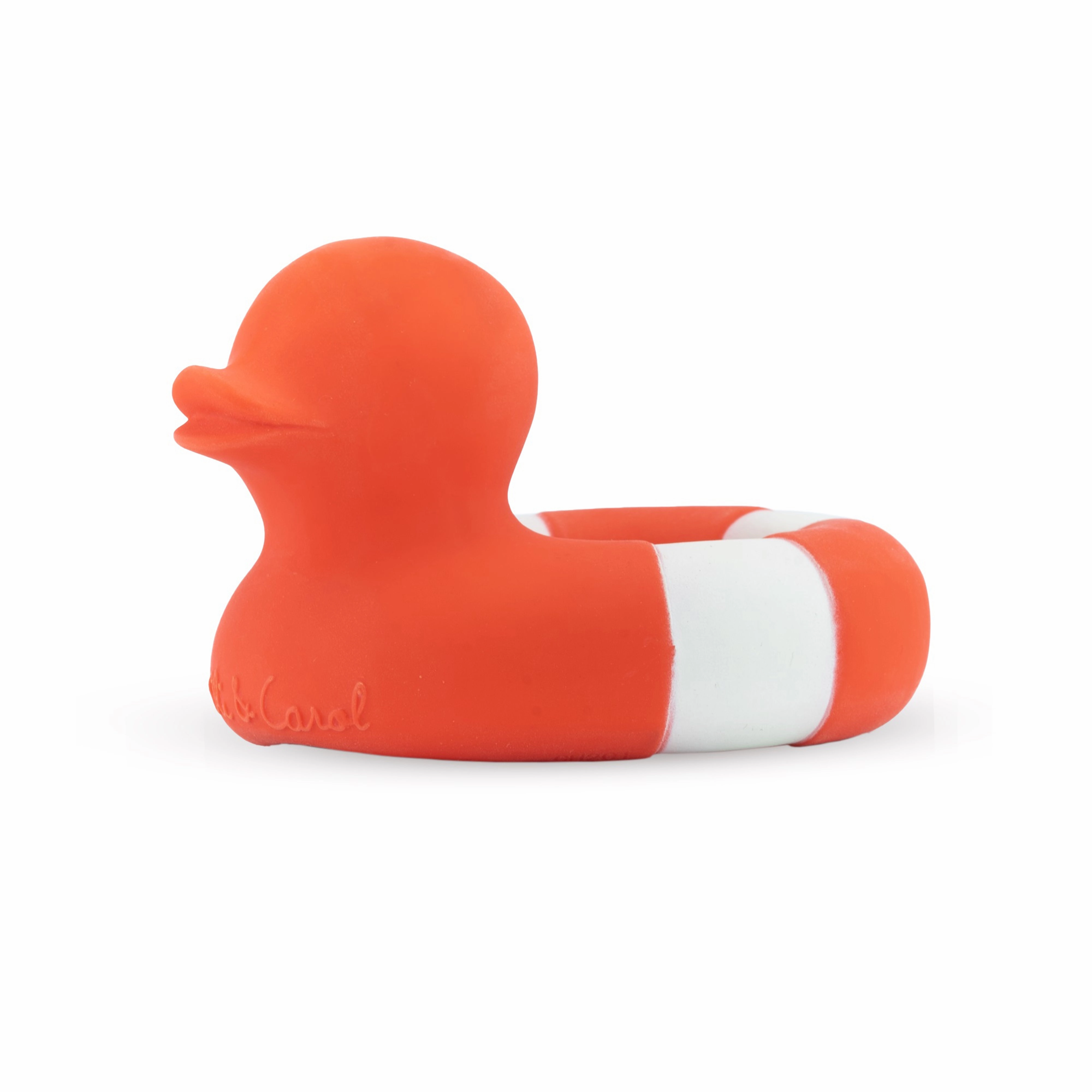 Oli & Carol Floatie Duck Red Teether