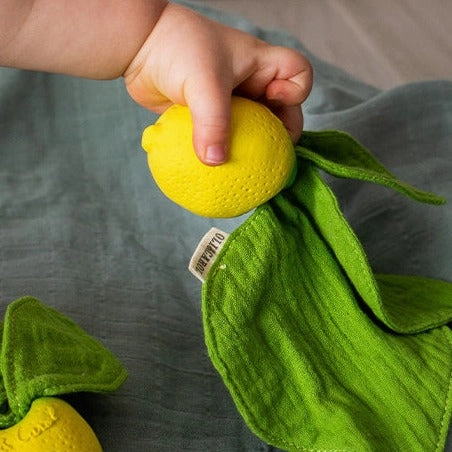 Oli & Carol John Lemon Mini Doudou-Teether