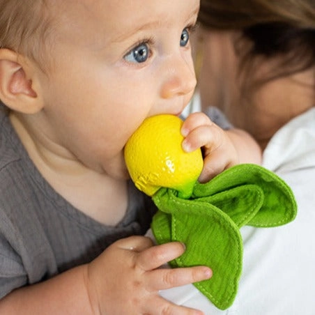 Oli & Carol John Lemon Mini Doudou-Teether