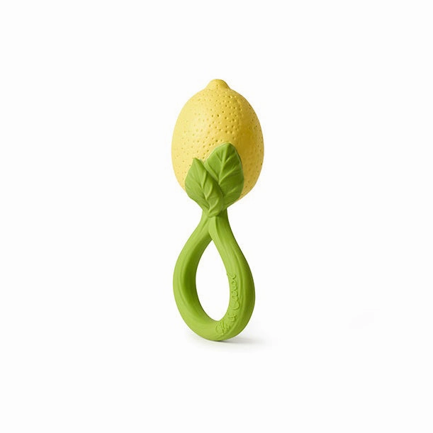 Oli & Carol Lemon Rattle Toy & Teether