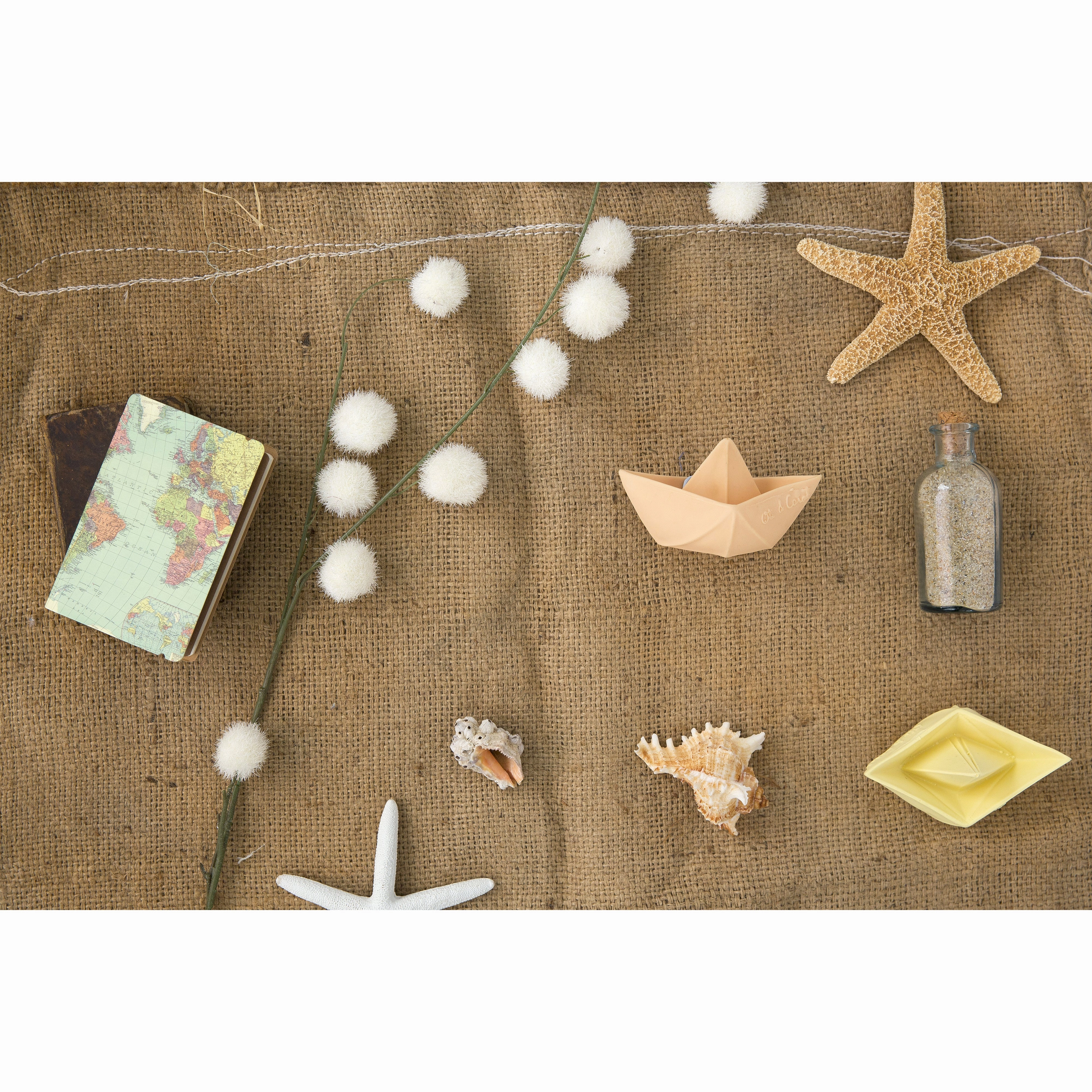 Oli & Carol Origami Boat Nude Teether