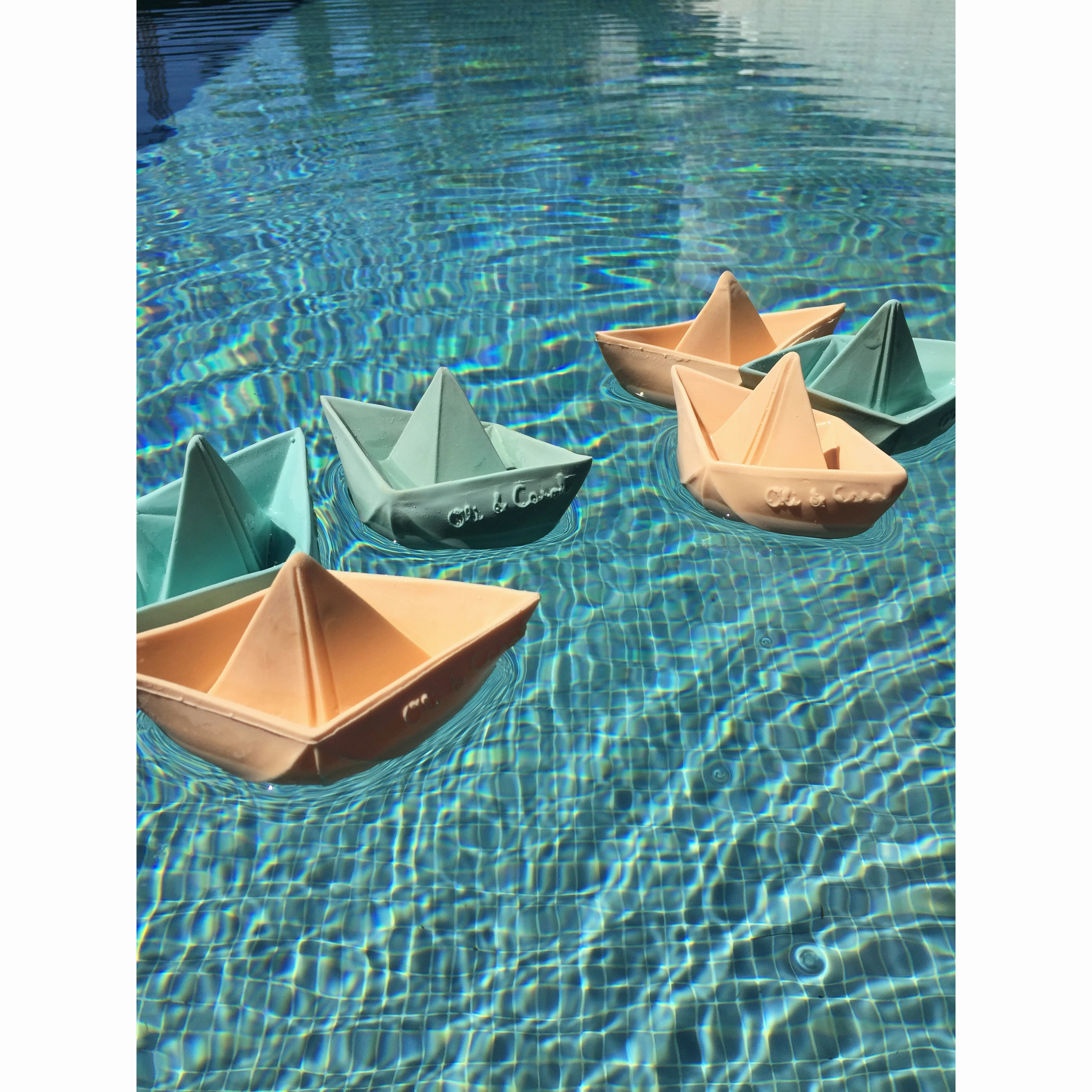 Oli & Carol Origami Boat Nude Teether