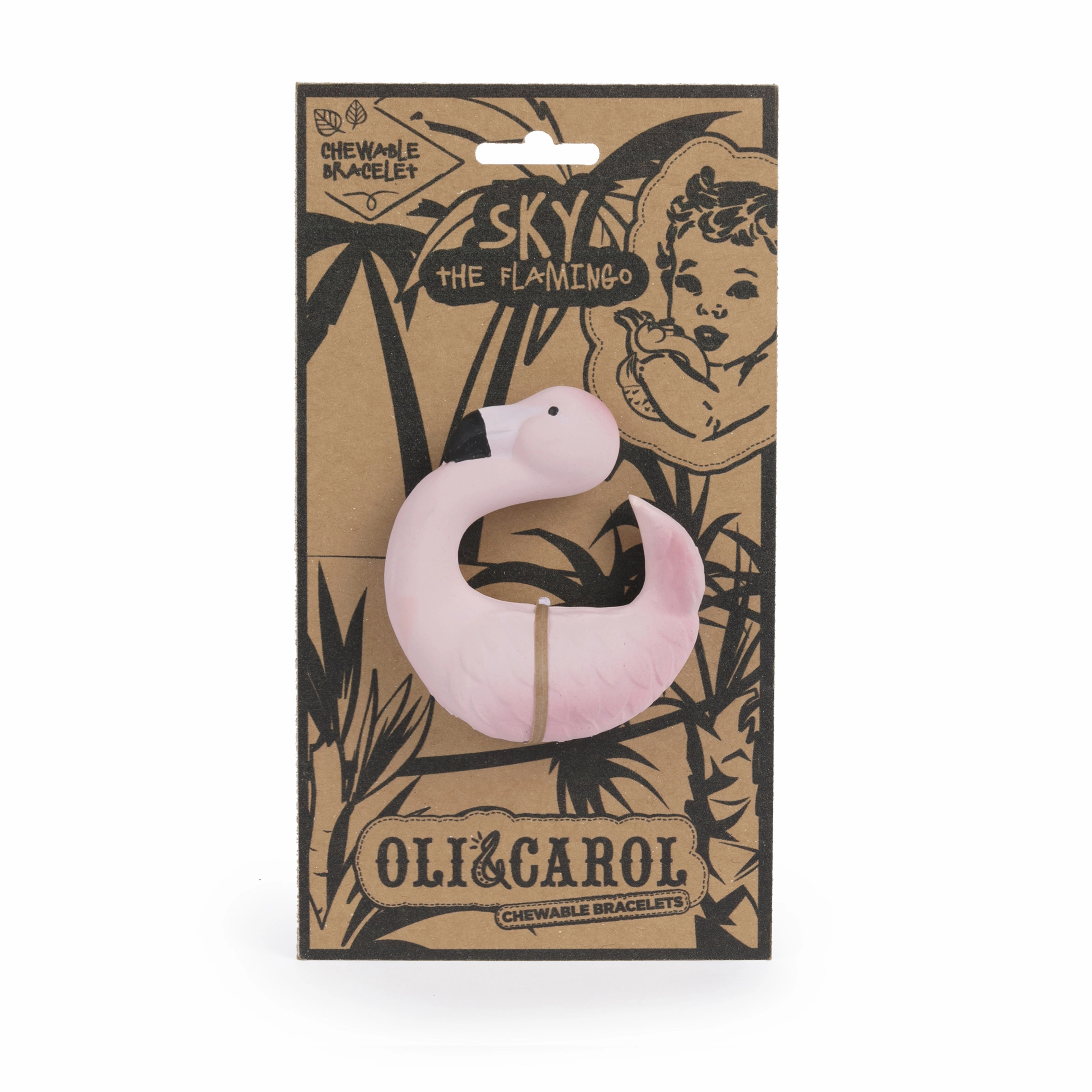 Oli & Carol Sky The Flamingo Bracelet Teether