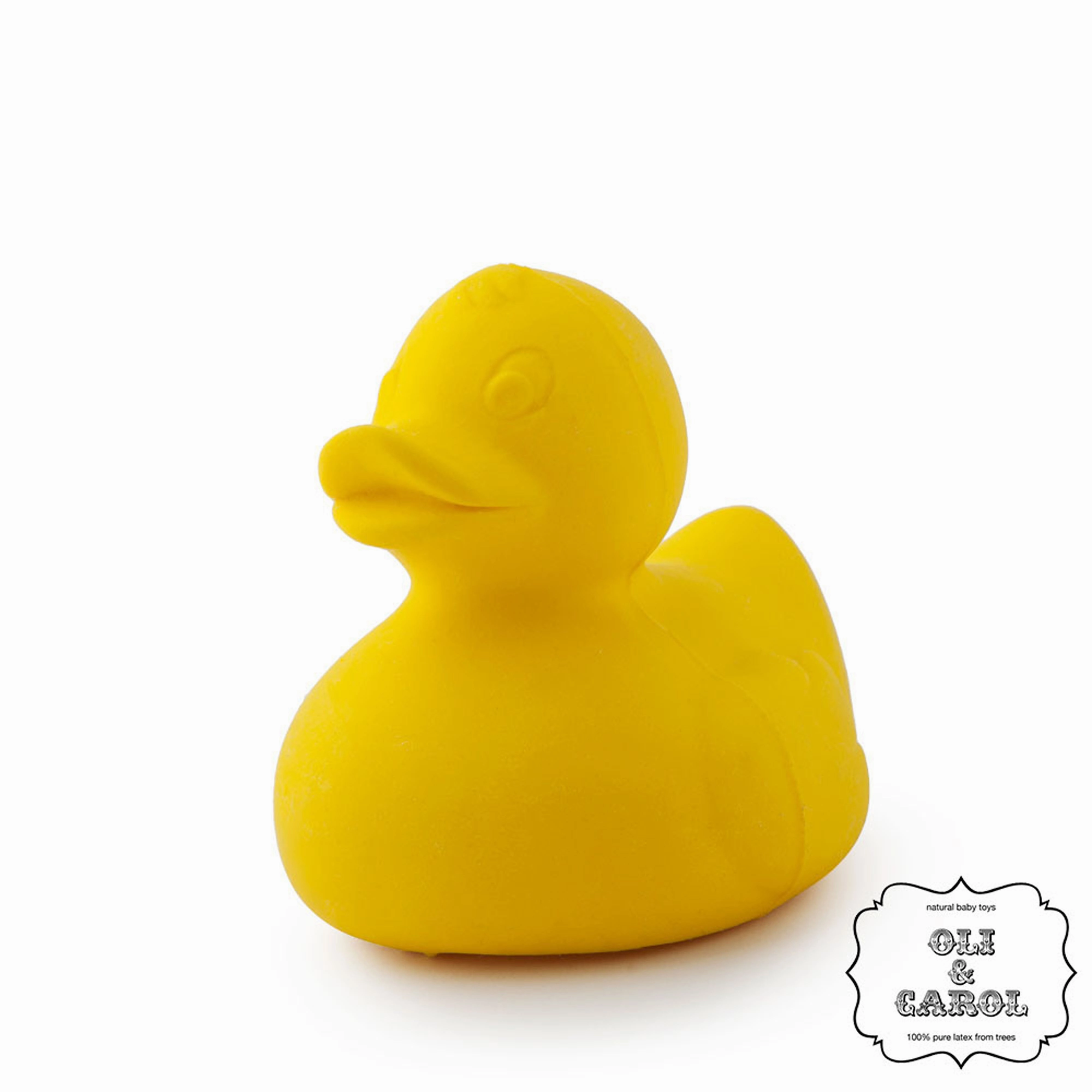 Oli & Carol Small Monochrome Ducks Teether