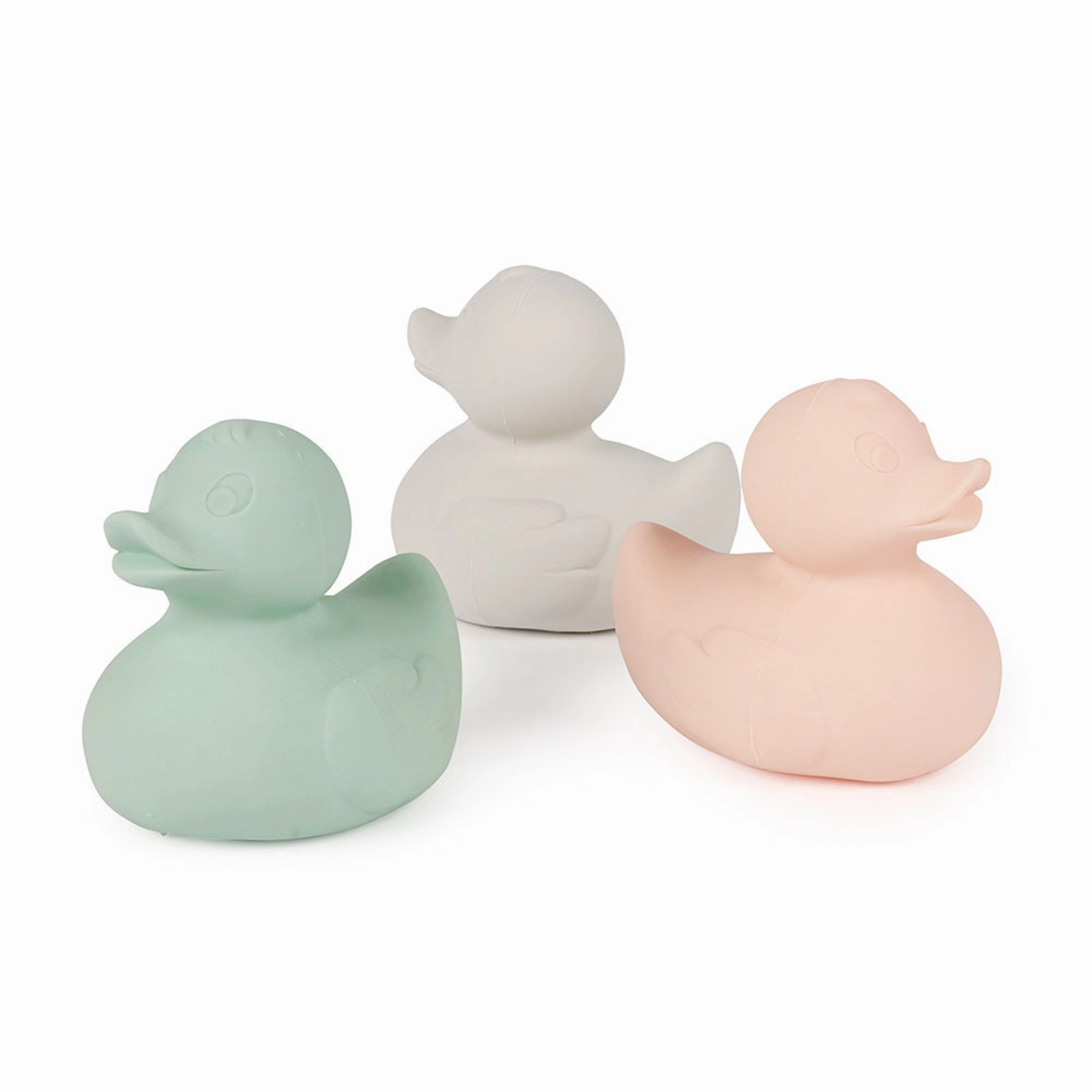 Oli & Carol Small Monochrome Ducks Teether