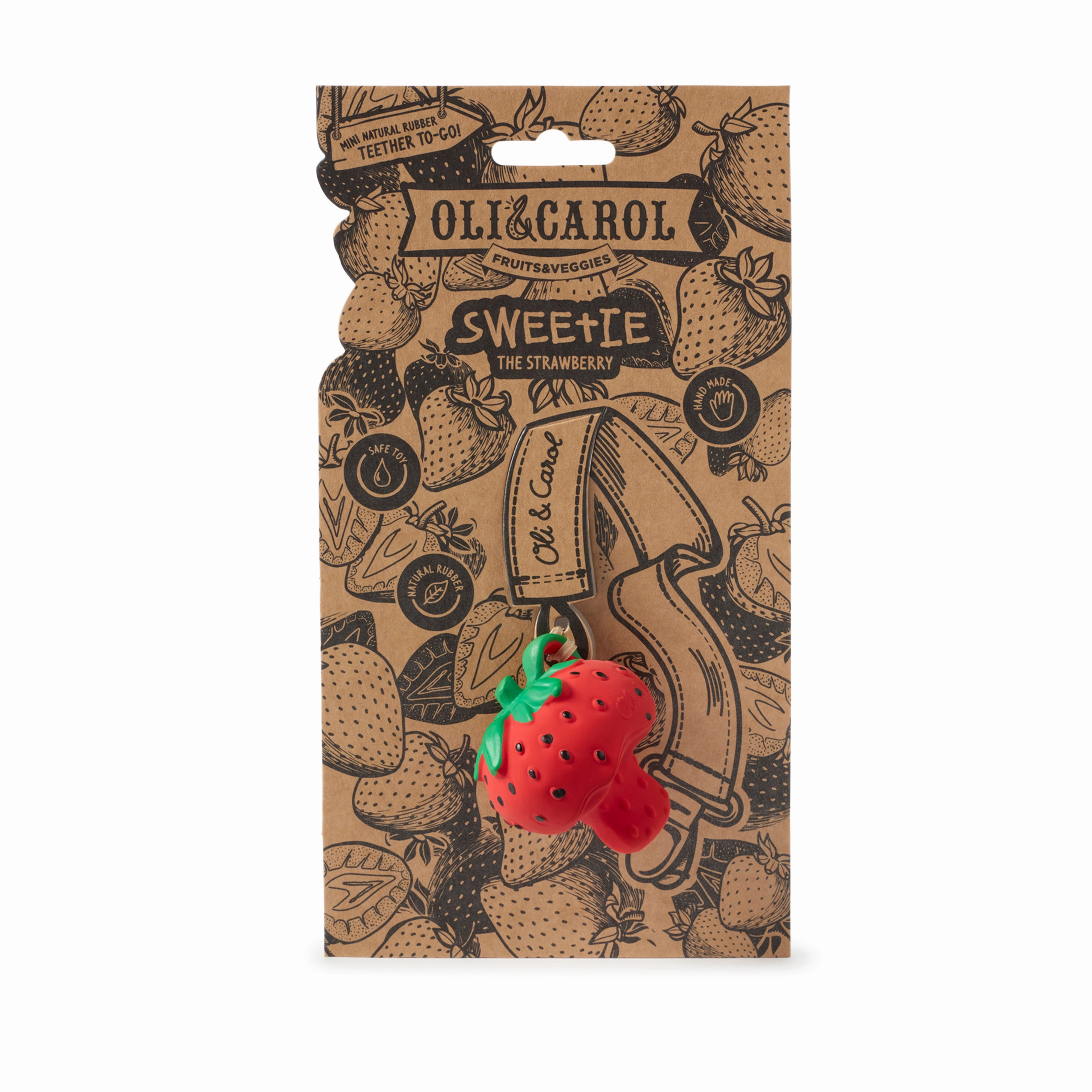Oli & Carol Sweetie The Strawberry Teether