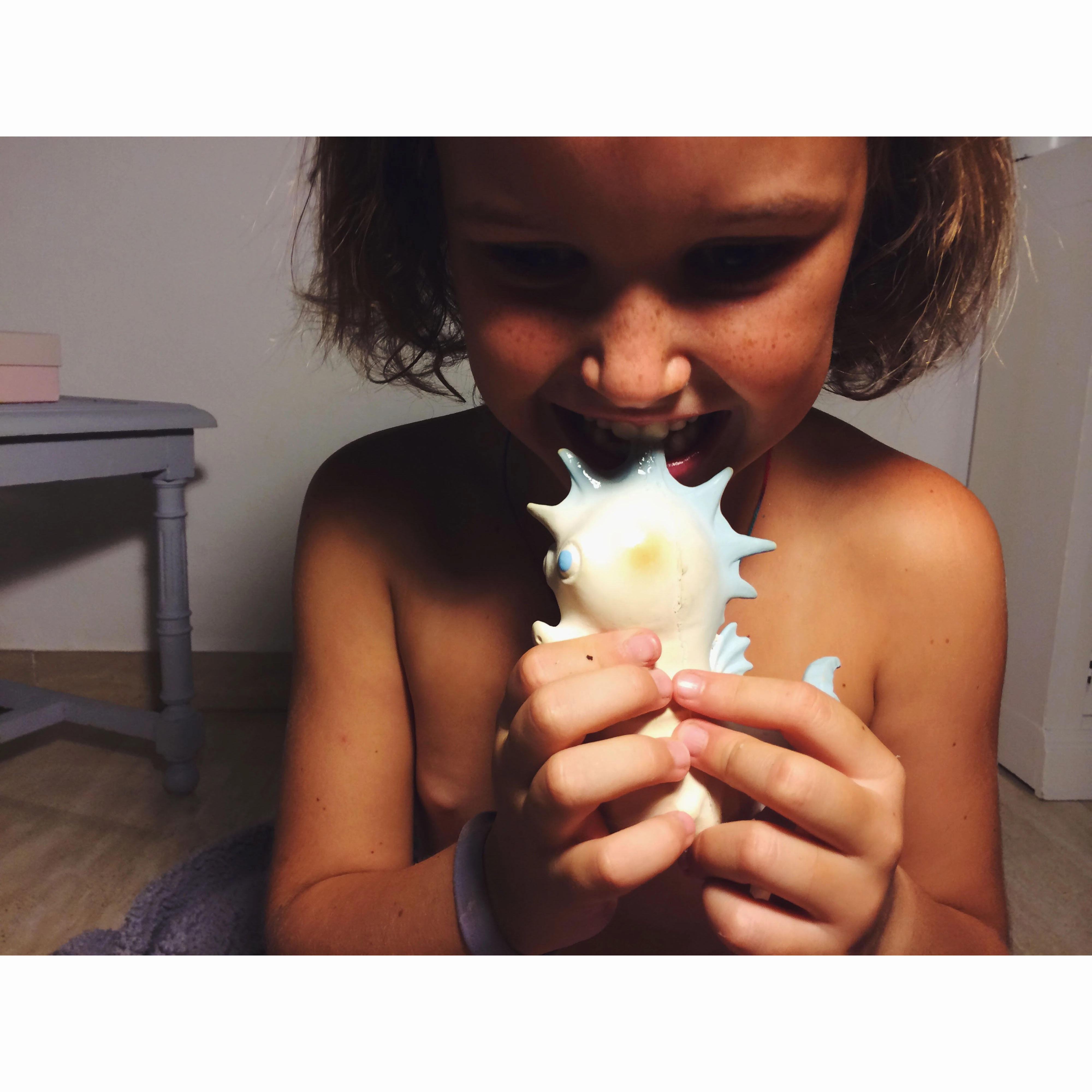 Oli & Carol Vintage Bubbles the Sea Horse Teether