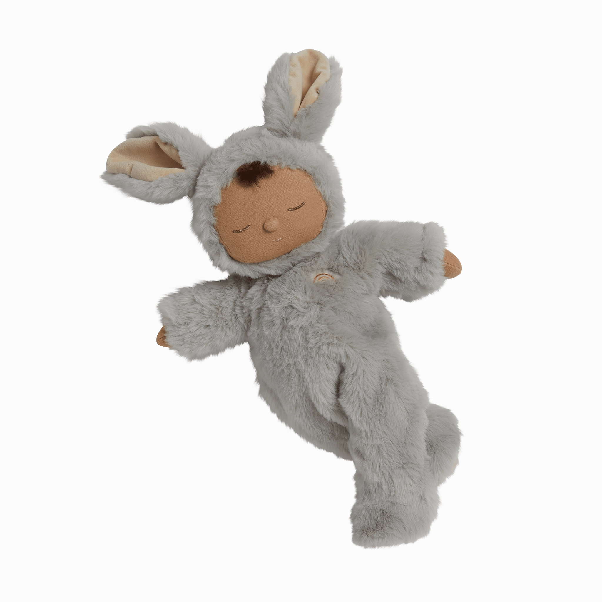 Olli Ella Lullaby Cozy Dinkum Bunny Pip - Smoke