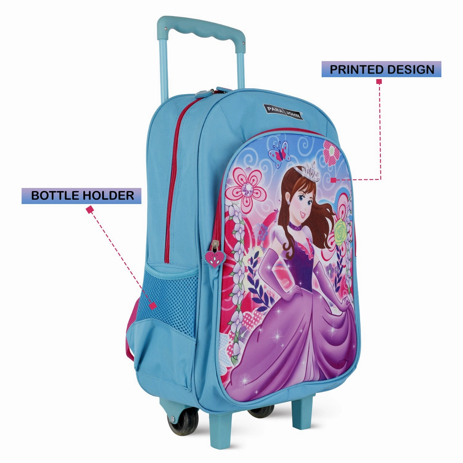 Parajohn 5 in 1 Wheeled School Backpack Set with Lunch Box