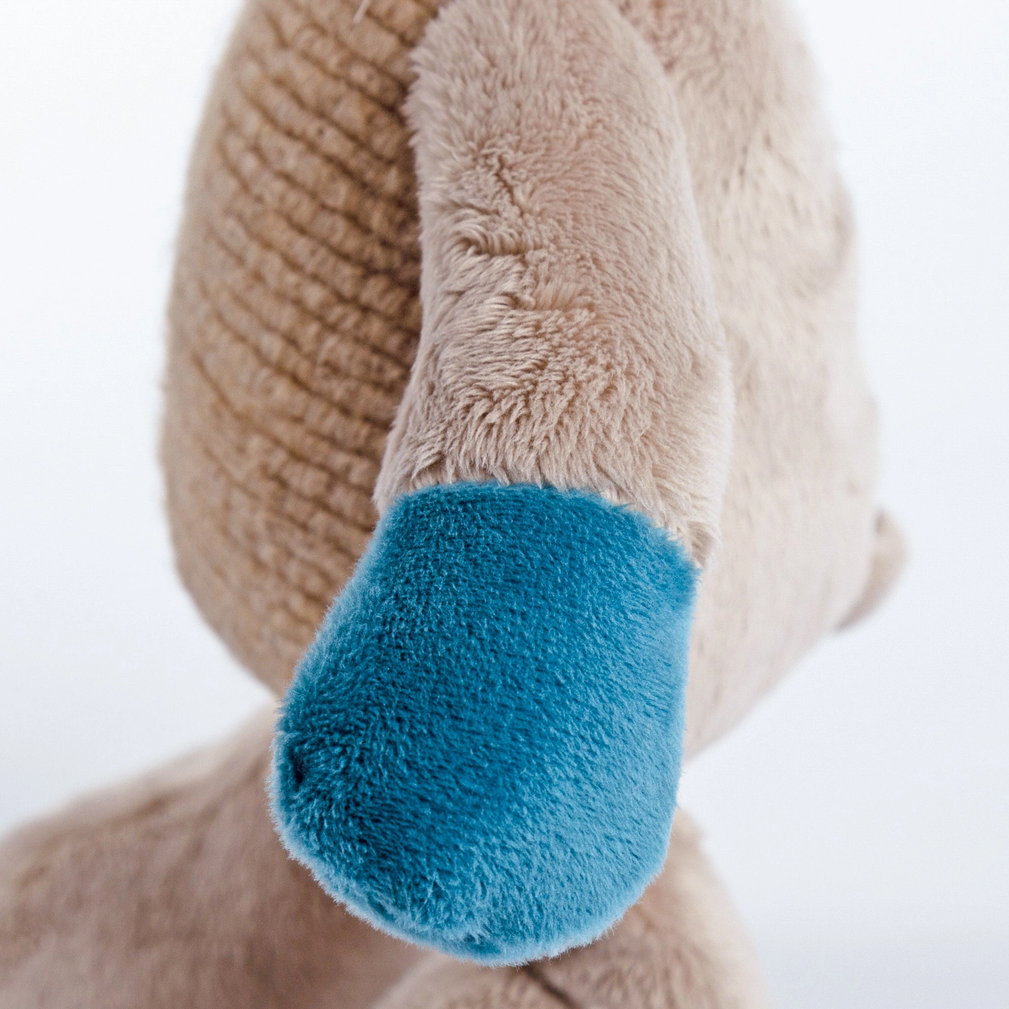 Patchwork Hippo Plush Toy