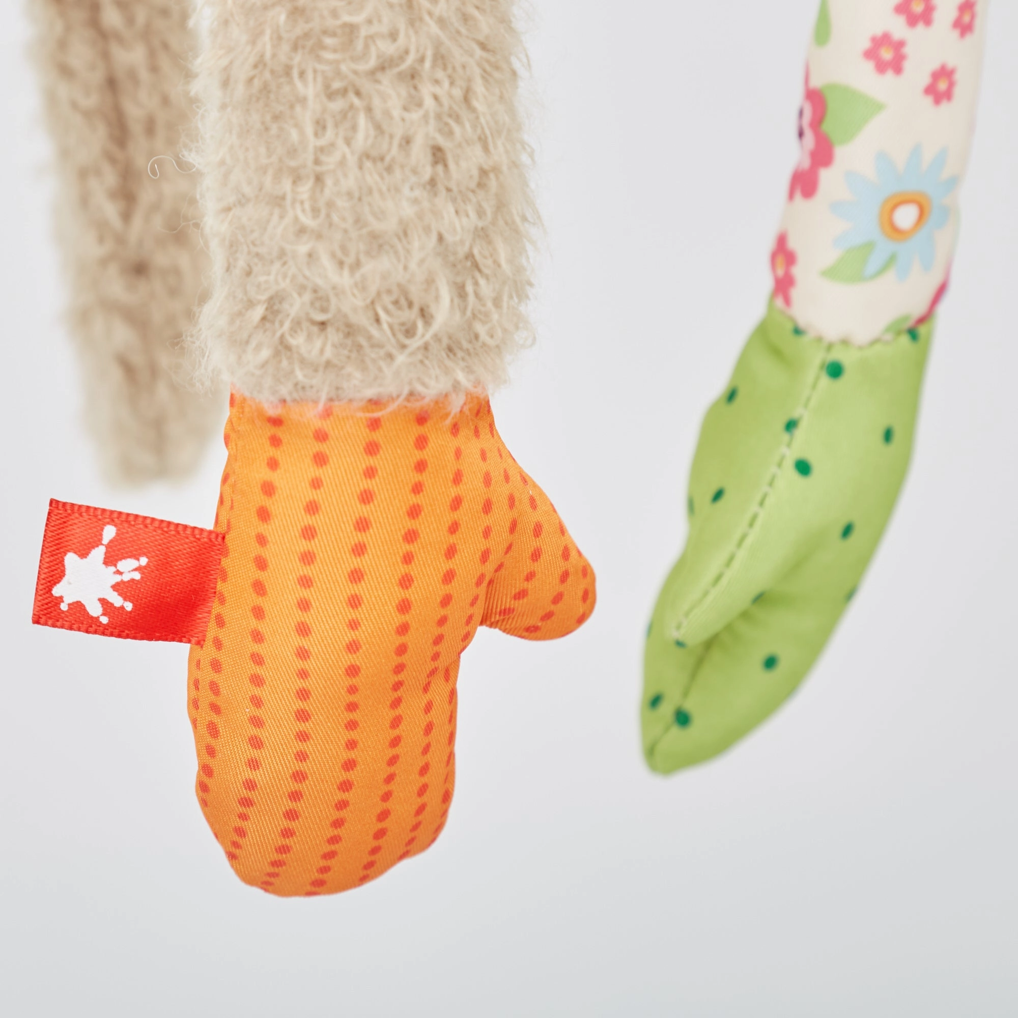 Patchwork Monkey Plush Toy
