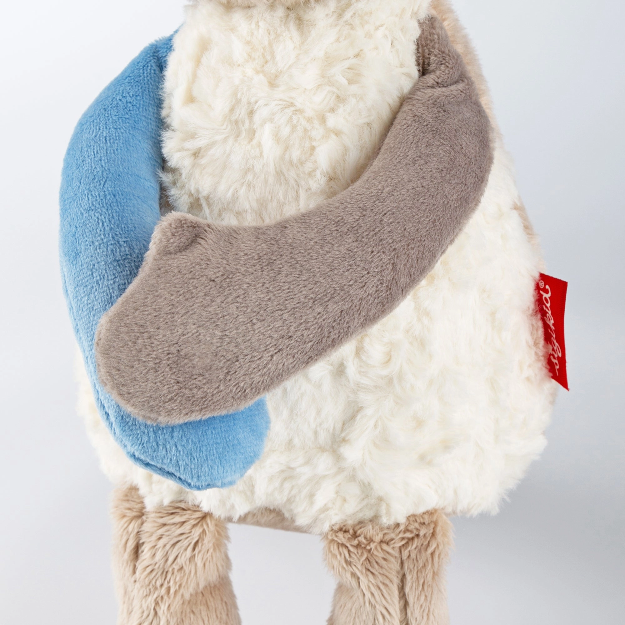 Patchwork Raccoon Plush Toy