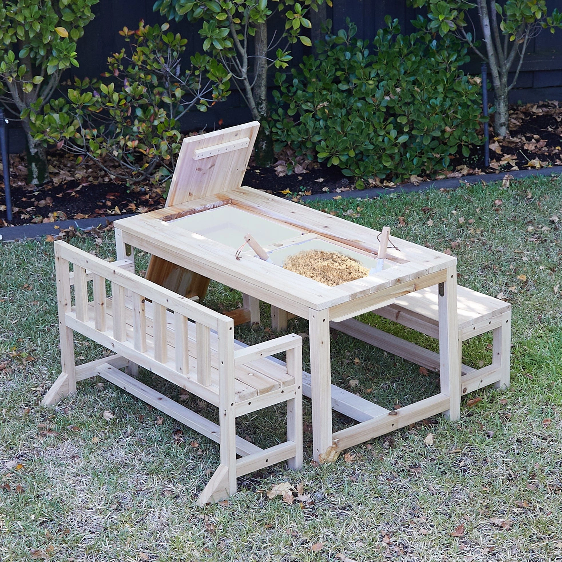 PATIO Table & 1 Bench Chair & 1 Bench Seat