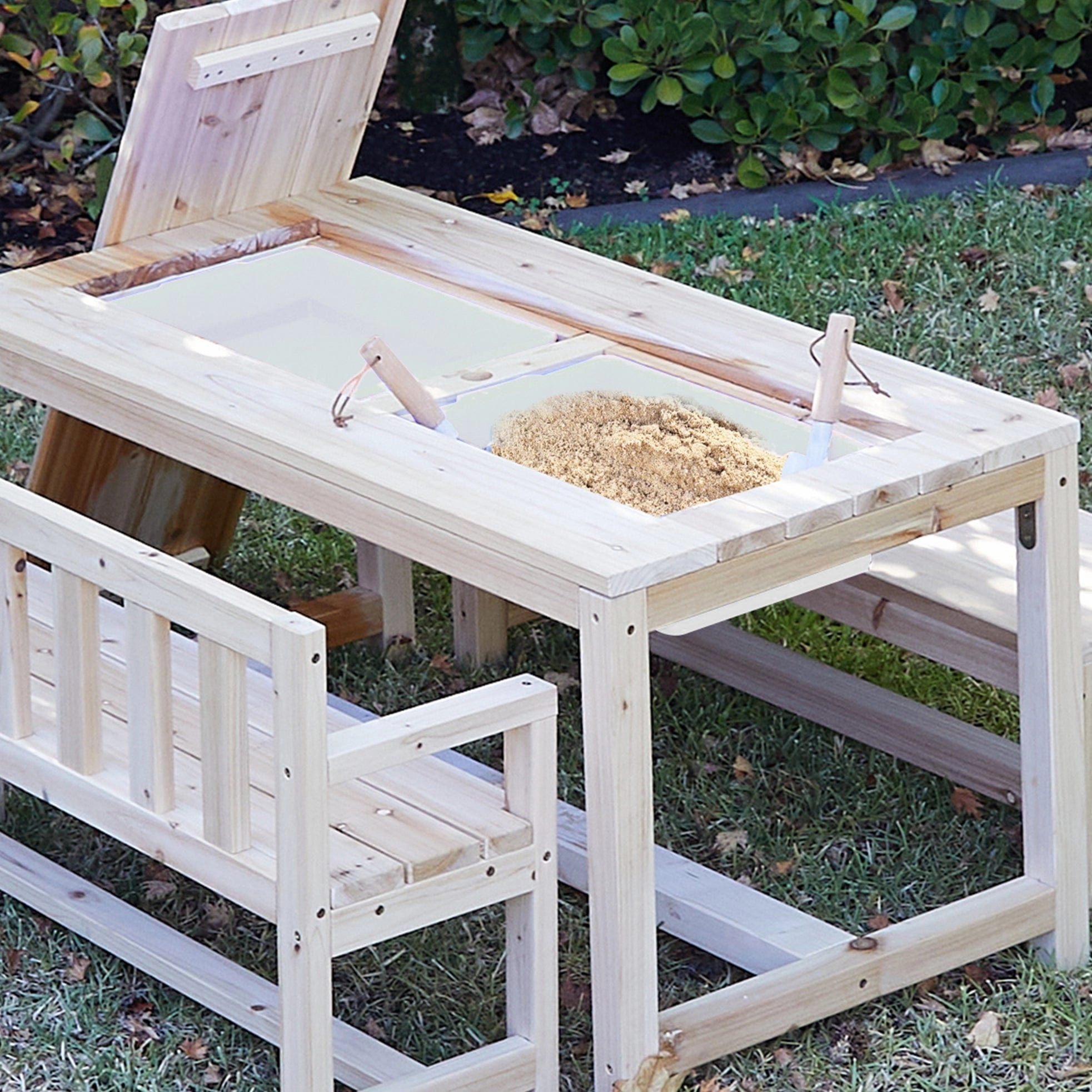 PATIO Table & 1 Bench Chair & 1 Bench Seat