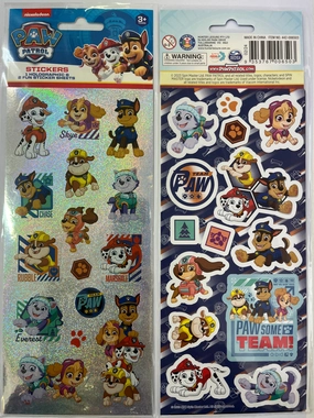 Paw patrol Hollographic Stickers
