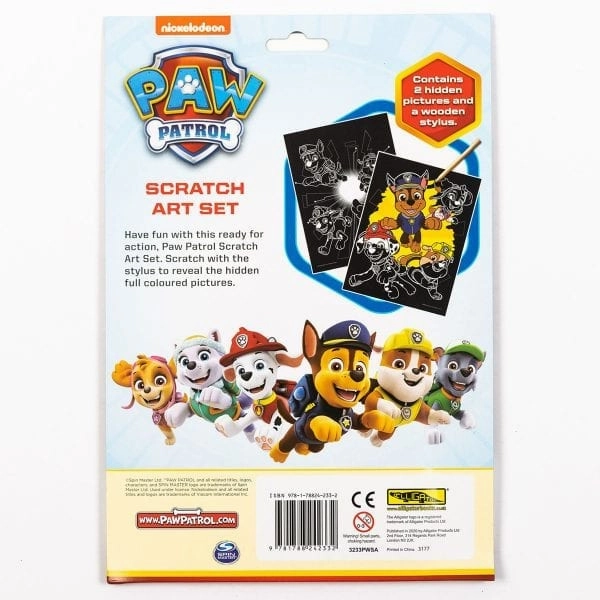 Paw Patrol Scratch Art Set - English