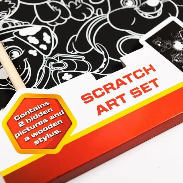 Paw Patrol Scratch Art Set - English