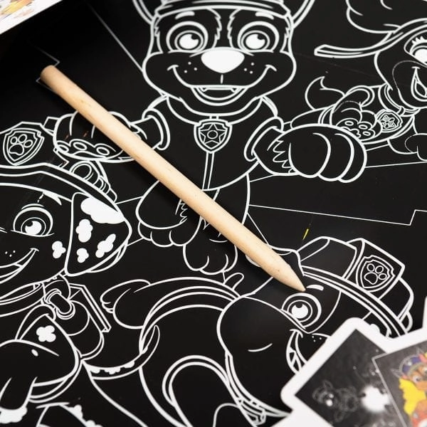 Paw Patrol Scratch Art Set - English