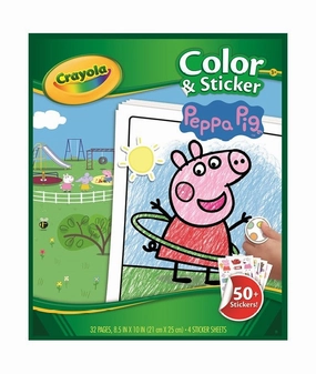 Peppa Pig Colour and Sticker Book Crayola