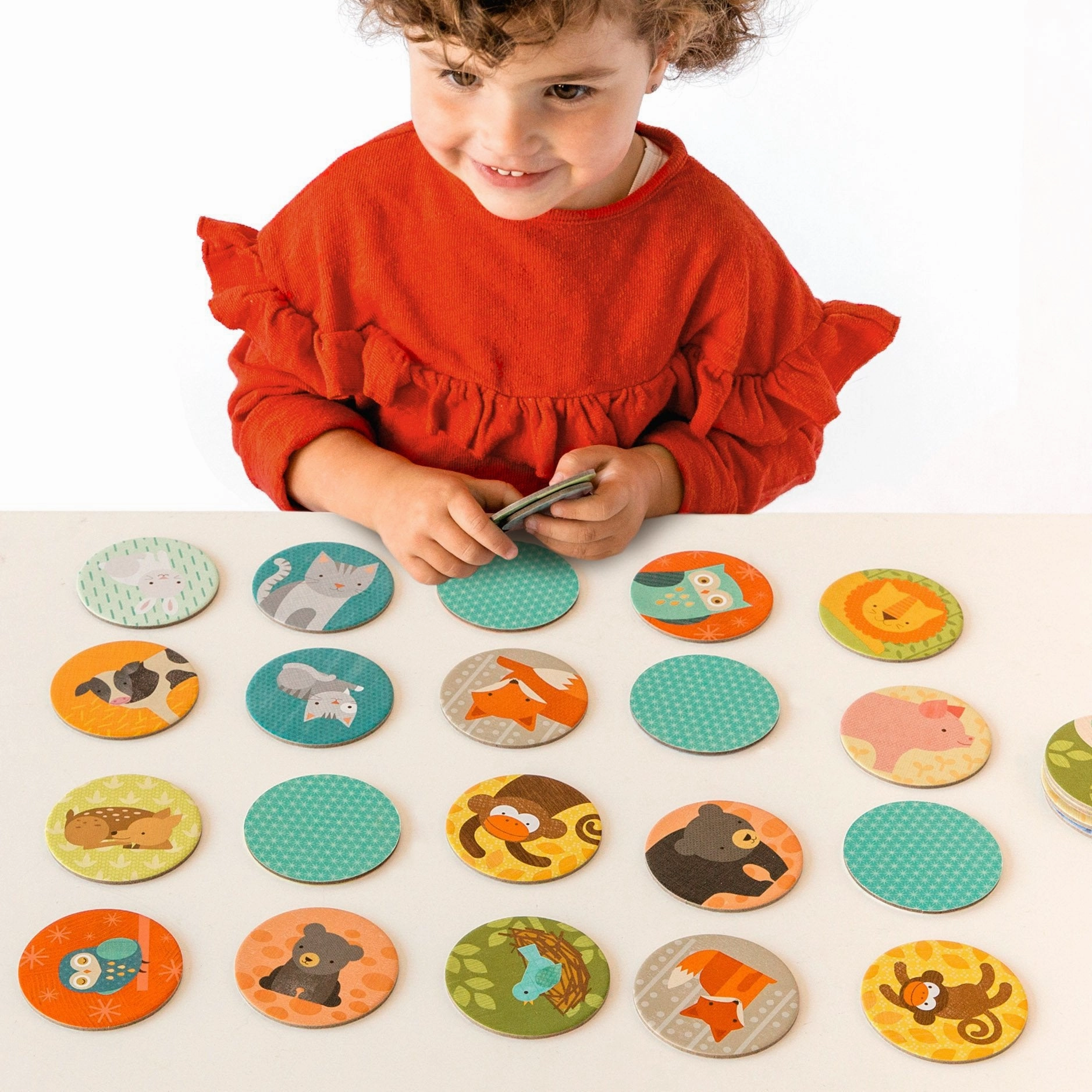 Petit Collage Memory Game - Animals   Babies