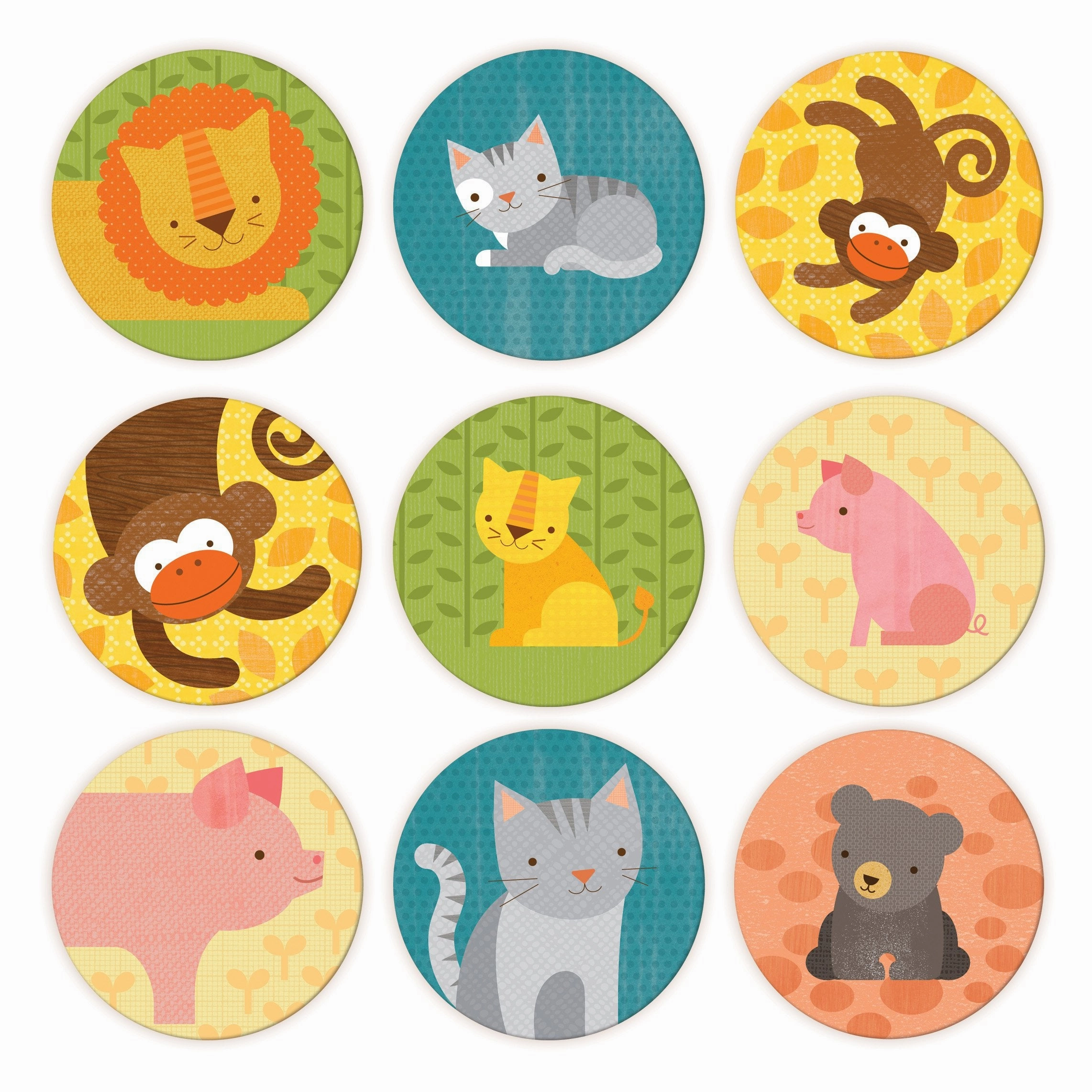 Petit Collage Memory Game - Animals   Babies