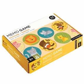 Petit Collage Memory Game - Animals   Babies