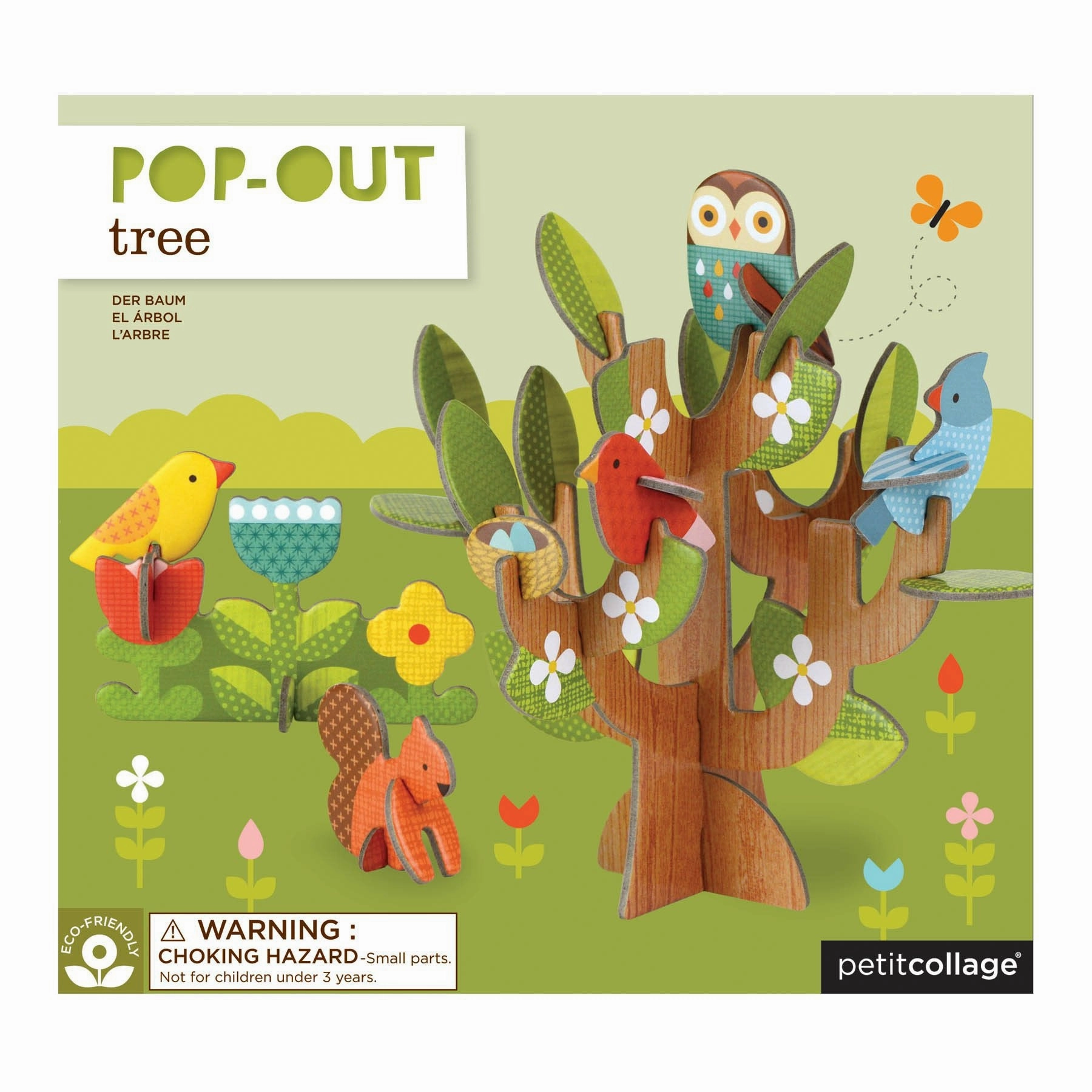 Petit Collage Pop-Out - Tree