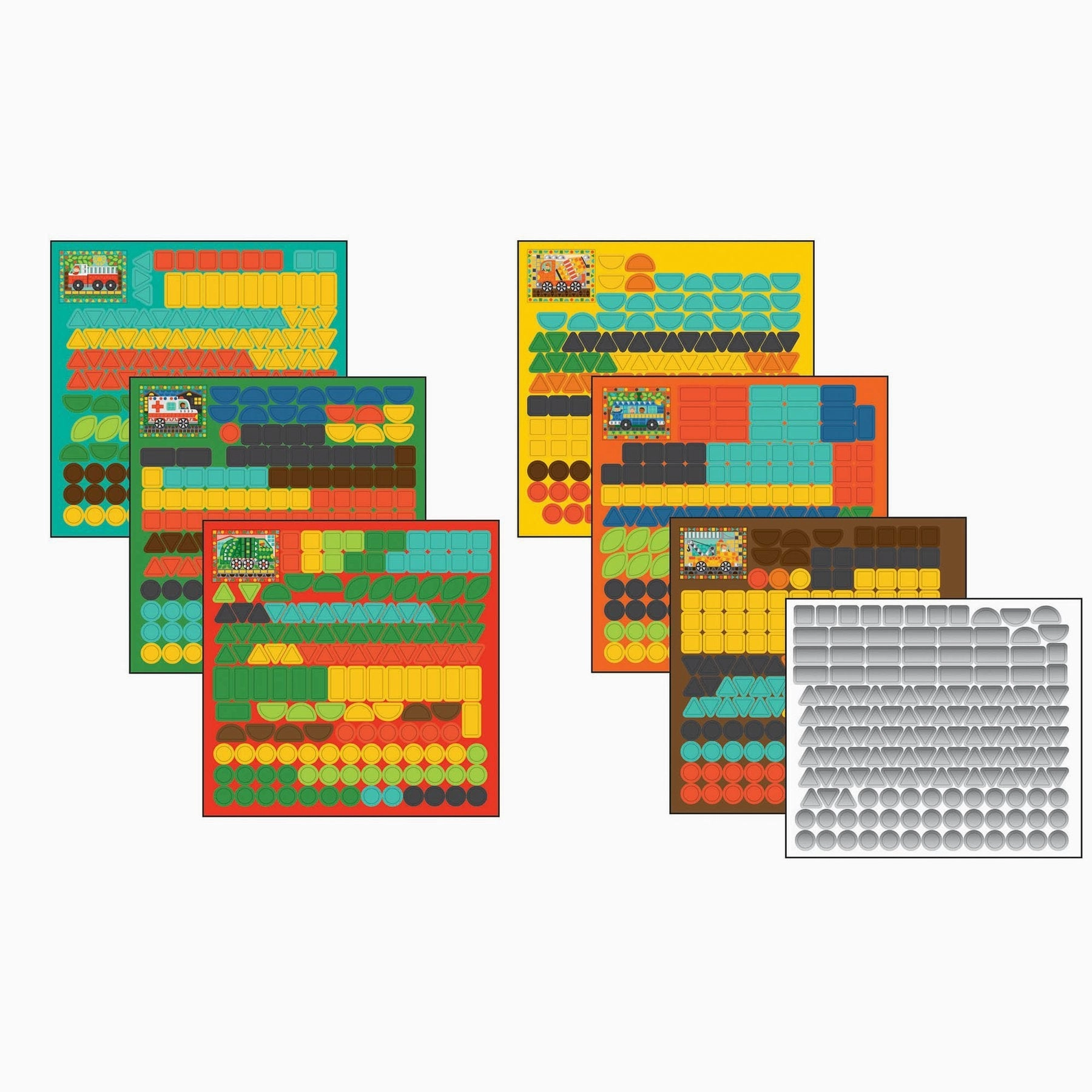 Petit Collage Sticker Arts - Vehicles