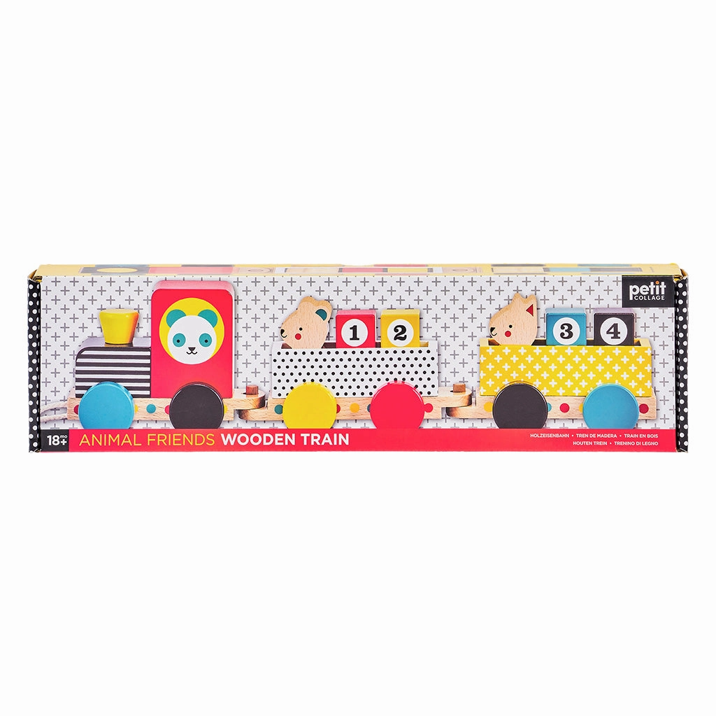 Petit Collage Wooden Vehicles Train