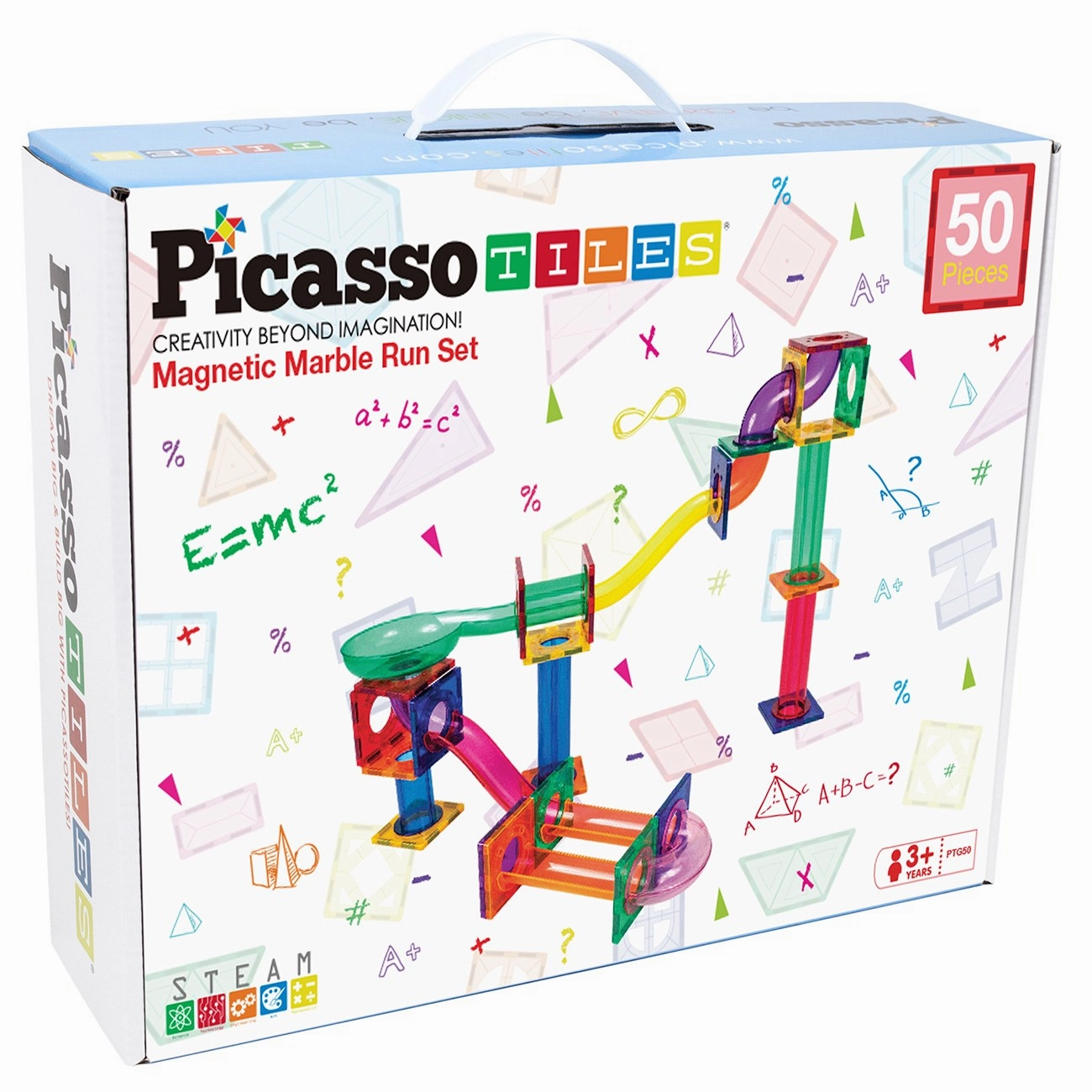 Picasso Tiles Picasso Tiles 50pc Marble run set