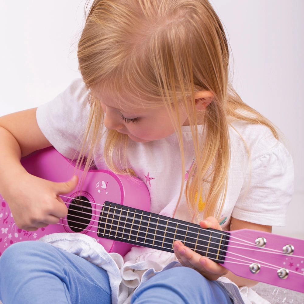 Pink Guitar (Flowers)
