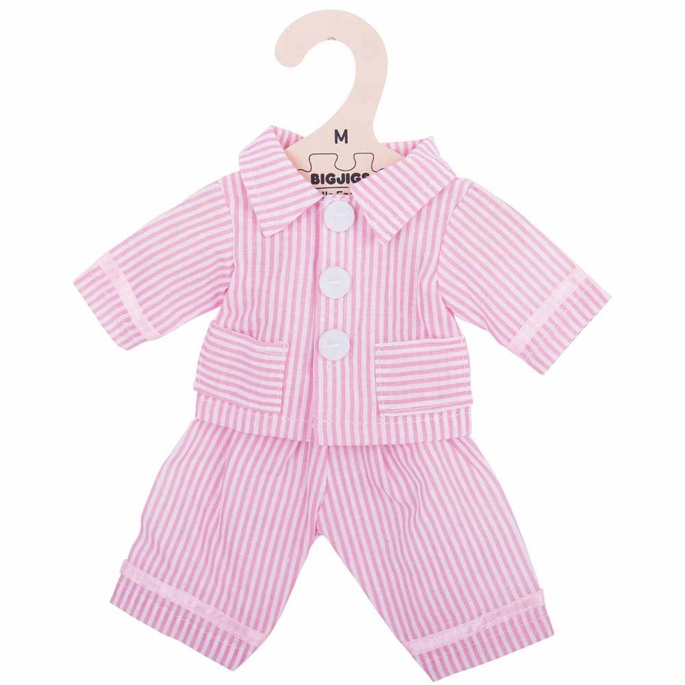 Pink Pyjamas (for Size Medium Doll)