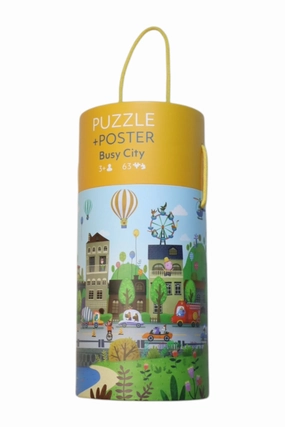 Pinwheel Busy City Puzzle   Poster O/S