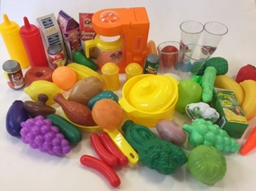 Playfood and cooking set