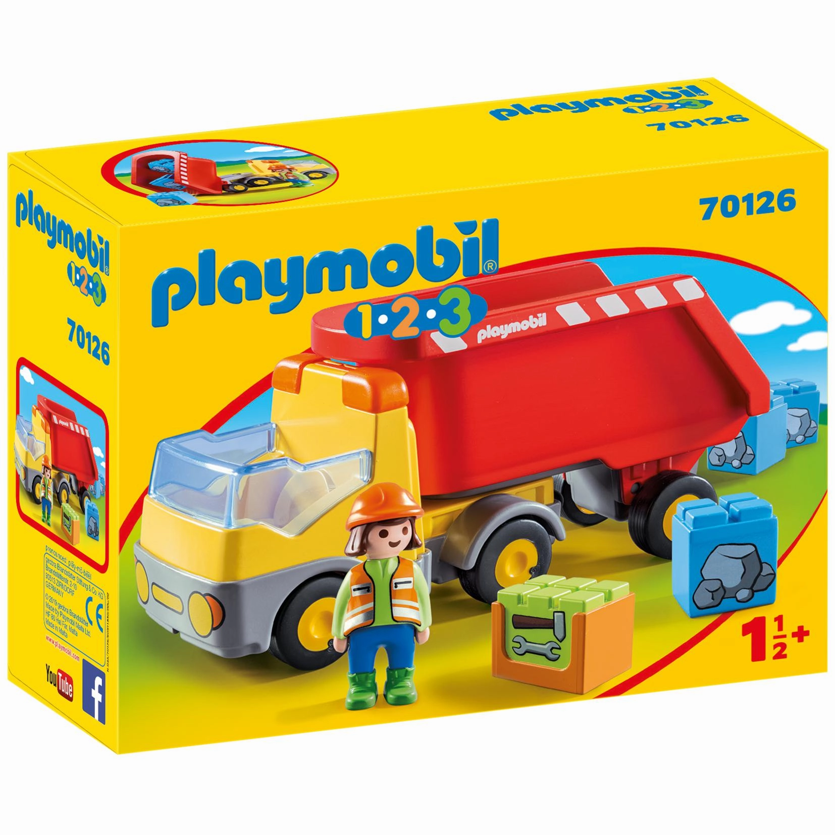 Playmobil 1.2.3. Dump Truck ?70126