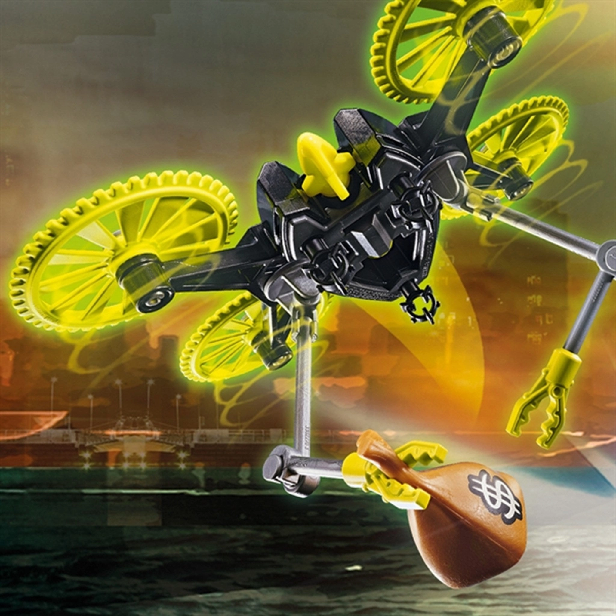 Playmobil City Action - Police Jet with Drone