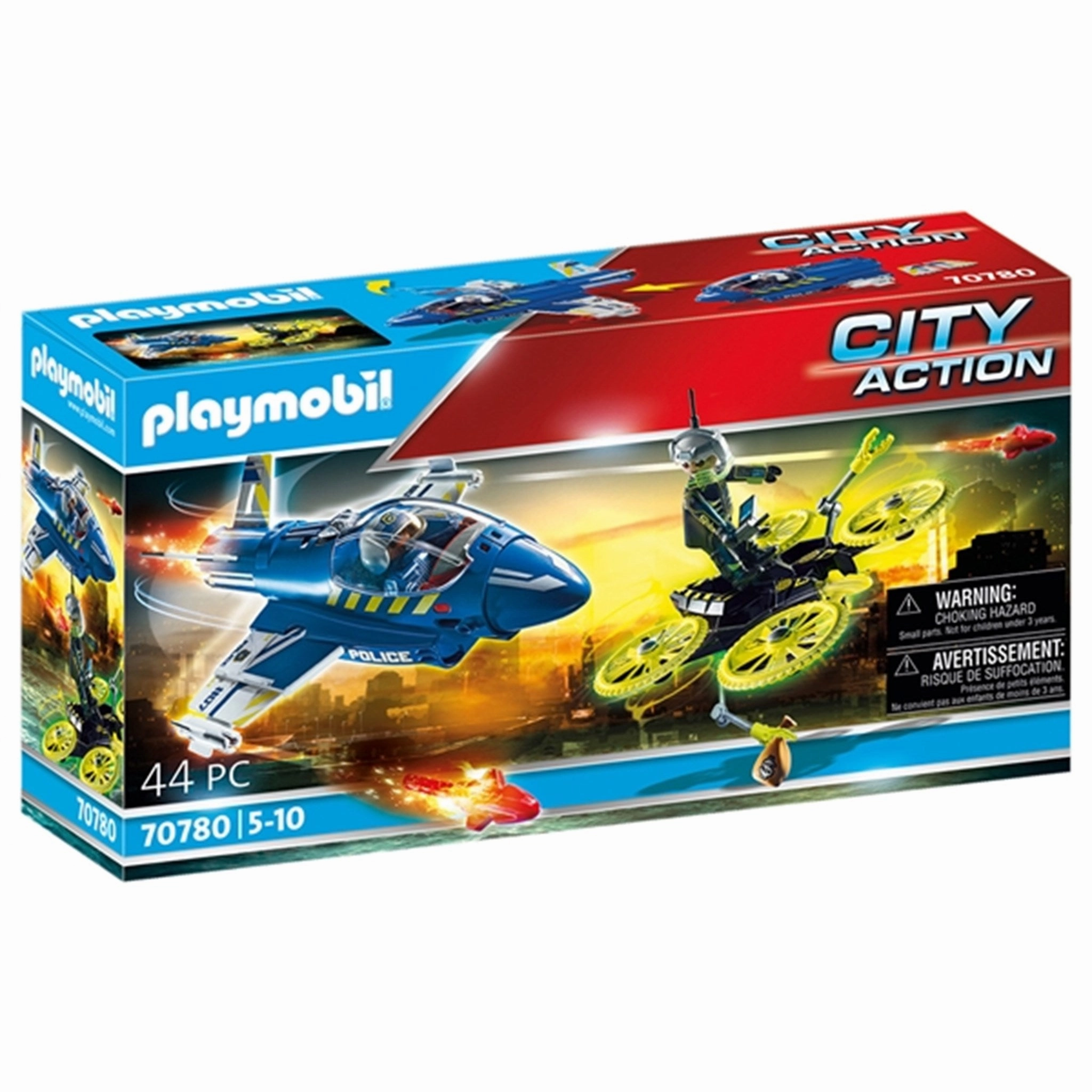 Playmobil City Action - Police Jet with Drone