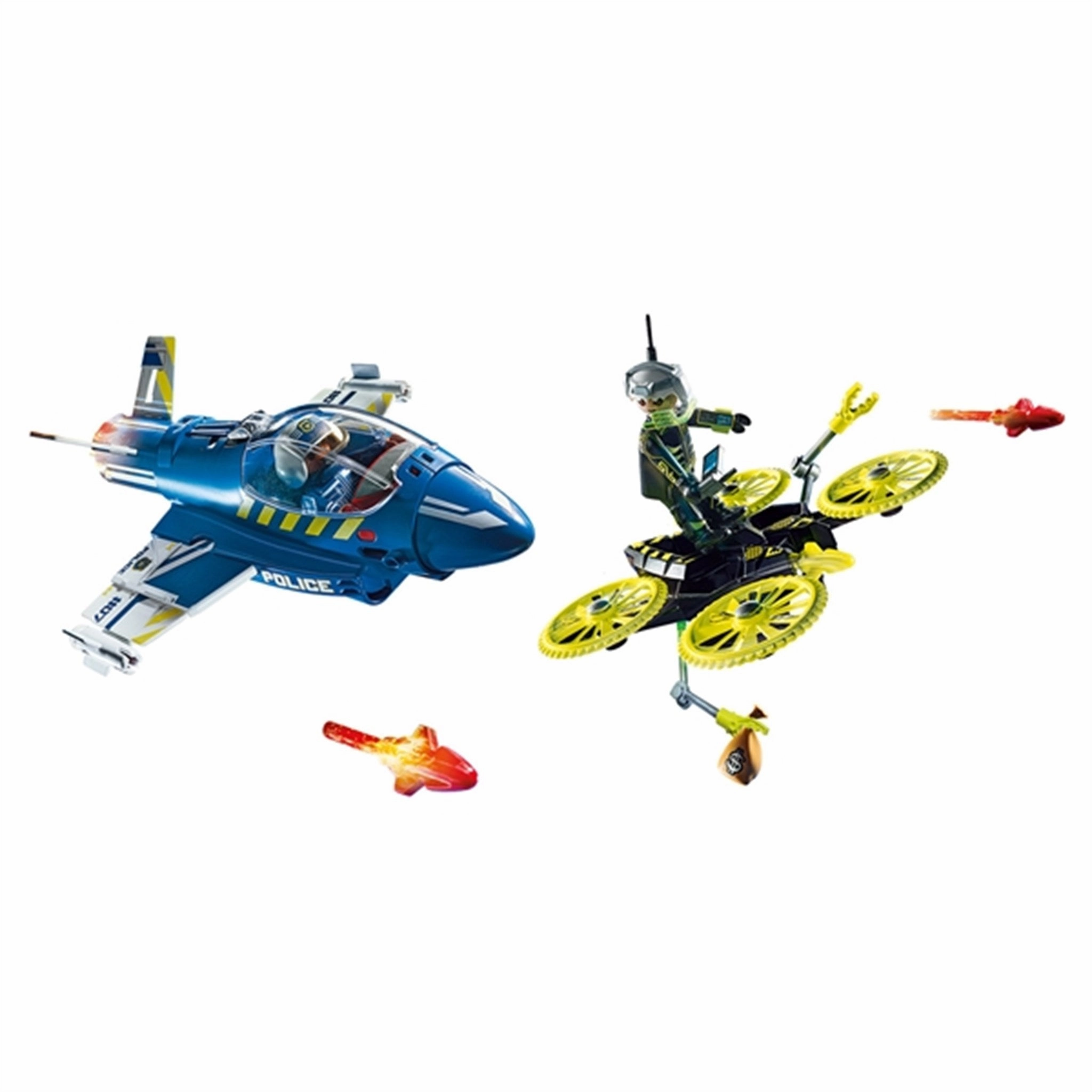 Playmobil City Action - Police Jet with Drone
