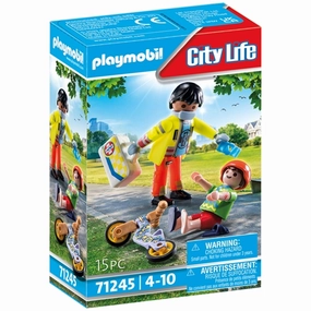 Playmobil City Life - Paramedic with Patient