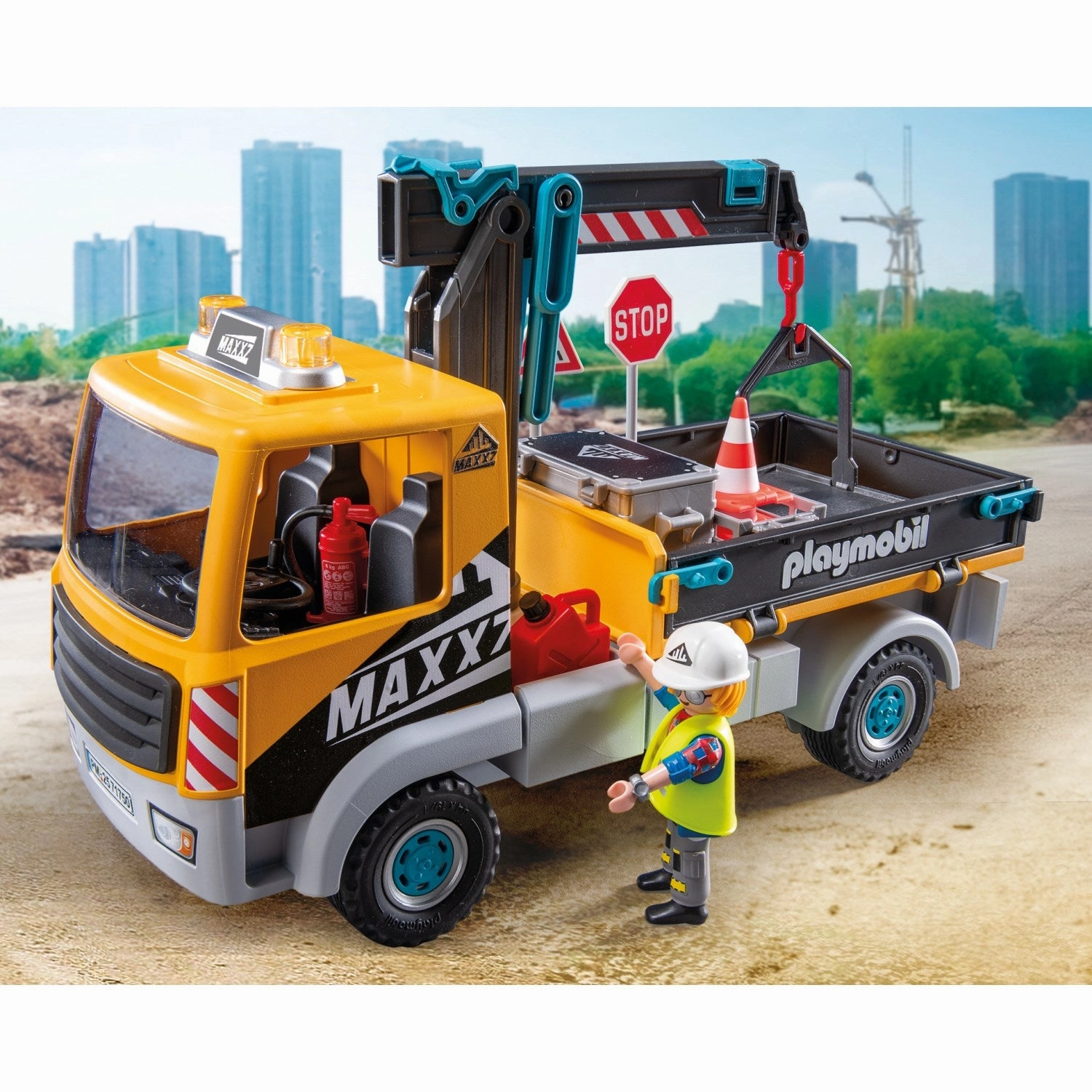 Playmobil? Construction Truck With Crane