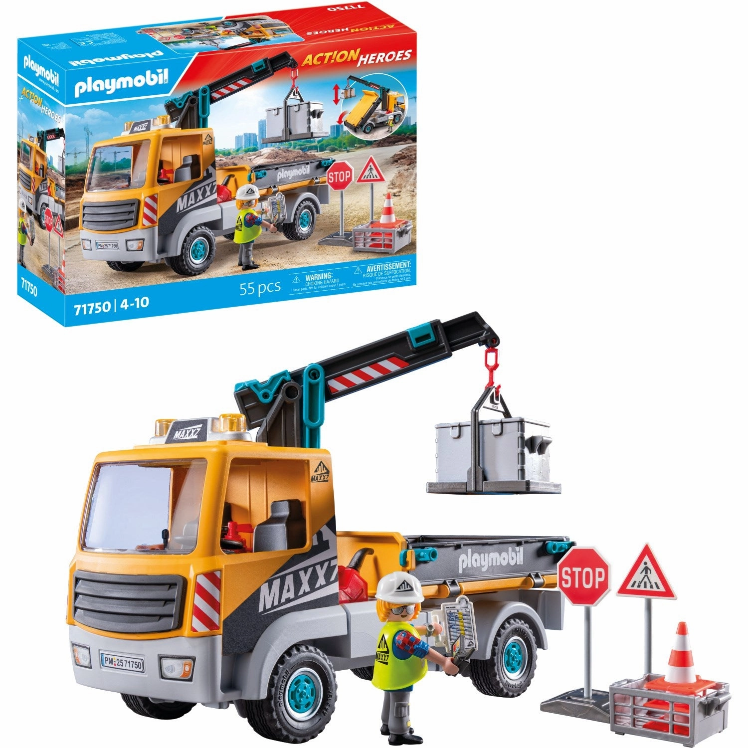 Playmobil? Construction Truck With Crane