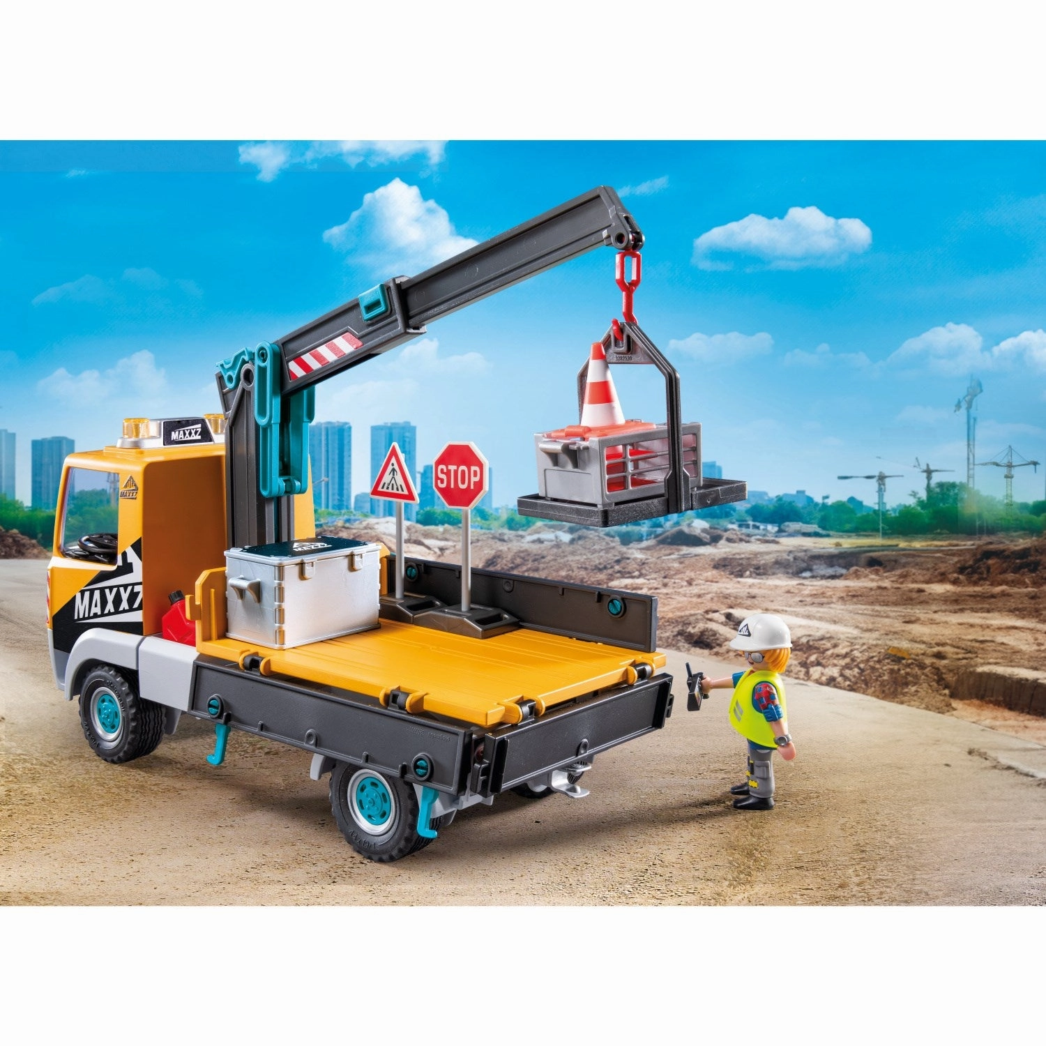 Playmobil? Construction Truck With Crane