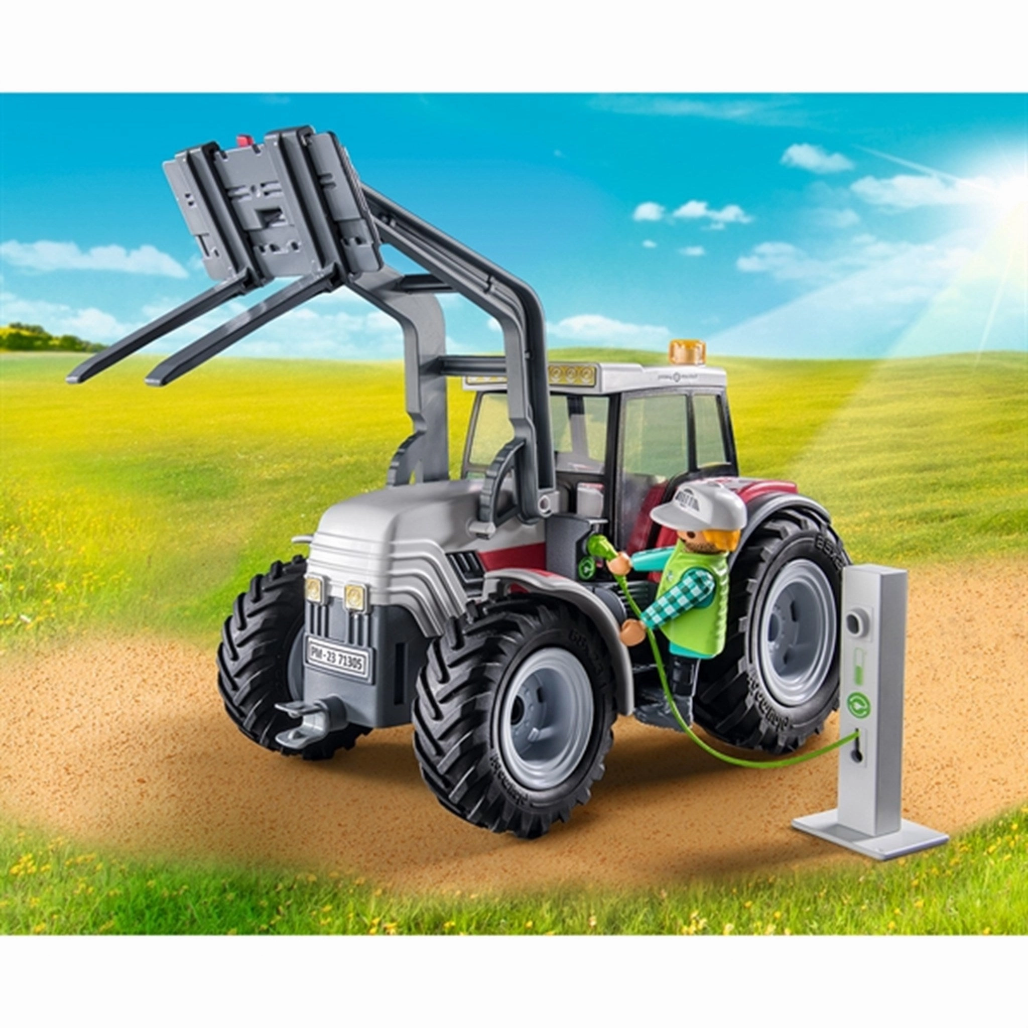 Playmobil Country - E-Tractor with Charging Station