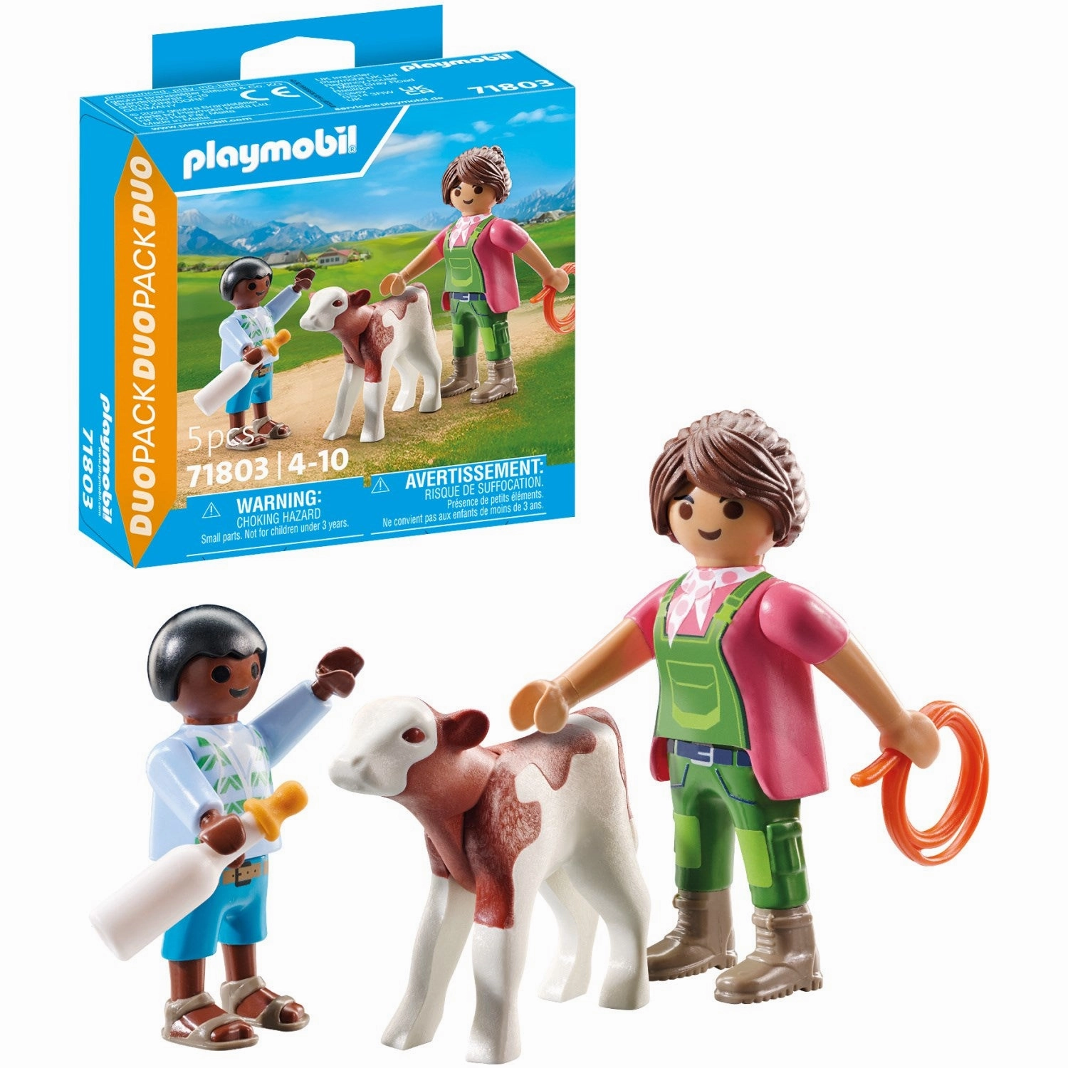 Playmobil? Farmer With Calf
