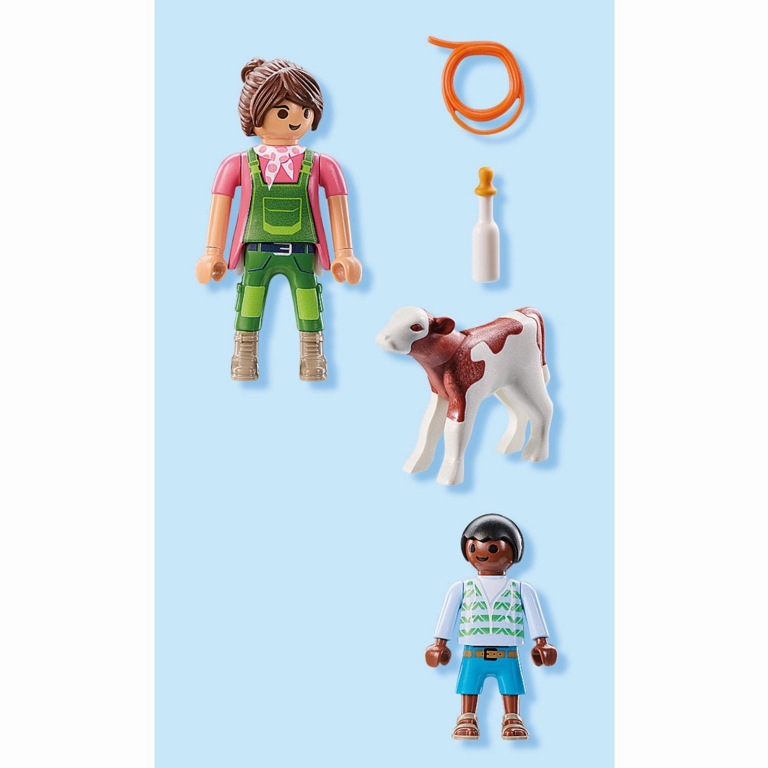 Playmobil? Farmer With Calf