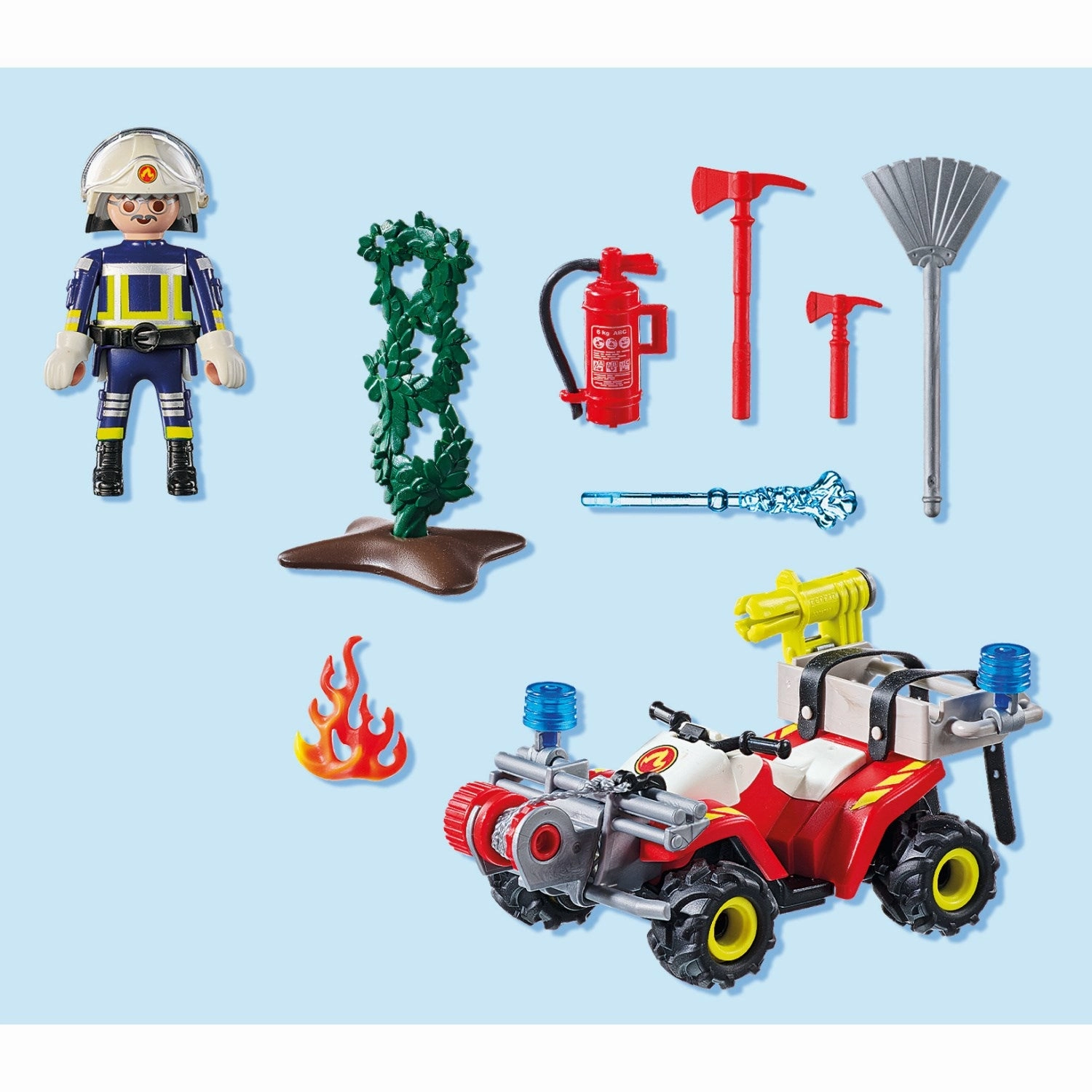 Playmobil? Firefighting Quad