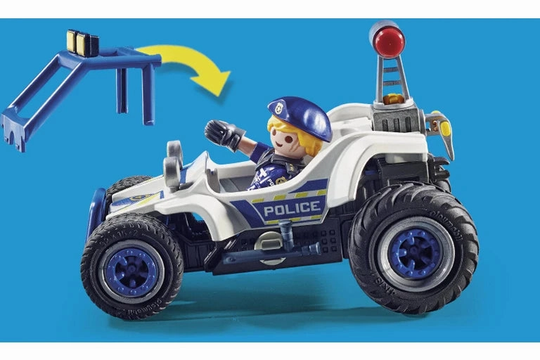 Playmobil Police Off-Road Car With Jewel Thief 70570