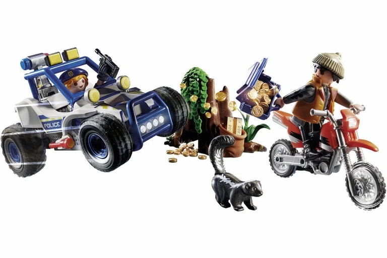 Playmobil Police Off-Road Car With Jewel Thief 70570