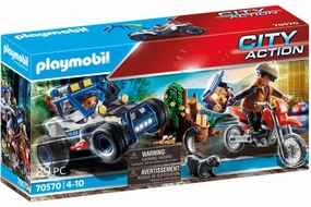 Playmobil Police Off-Road Car With Jewel Thief 70570